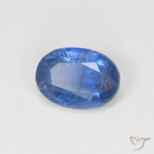 Cianite Blu scuro naturale da 0.98 ct, Ovale, SI