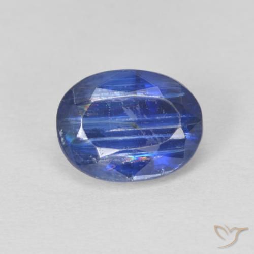 1.25ct Naturale vero blu Cianite, Ovale, SI
