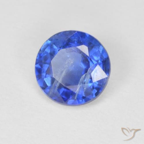 Cianite vero blu naturale da 0.79 ct, Rotondo, SI