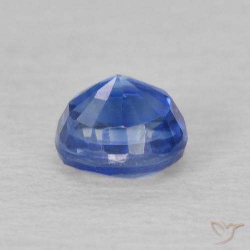 Cianite Blu navy naturale da 0.36 ct, Rotondo, VS