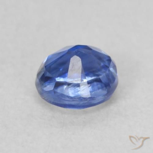 Cianite Blu scuro naturale da 0.36 ct, Rotondo, VS