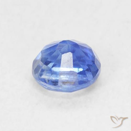 Cianite Blu navy chiaro naturale da 0.30 ct, Rotondo, VS