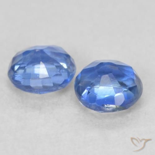 Gemme di Cianite Blu scuro naturale da 0.57 ct, Rotondo, VS-SI