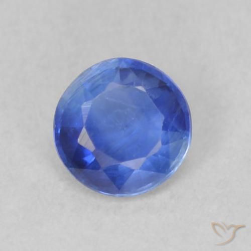 0.29ct Naturale Blu scuro Cianite, Rotondo, VS
