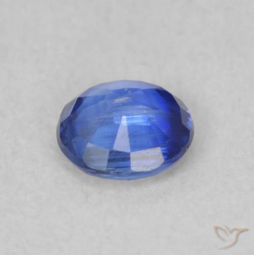 Cianite Blu scuro naturale da 0.29 ct, Rotondo, VS