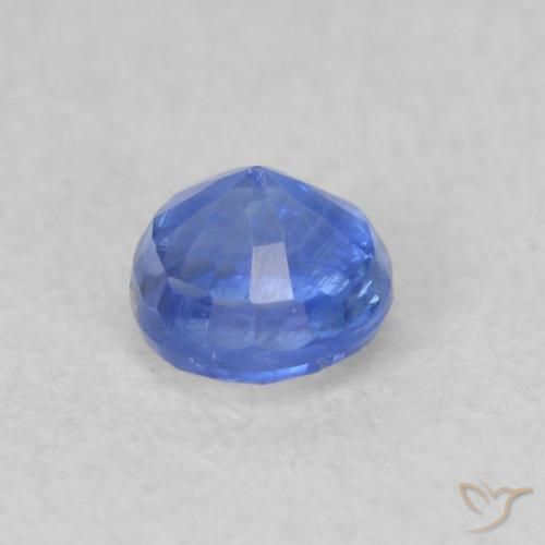 Cianite Blu scuro naturale da 0.33 ct, Rotondo, VS-SI