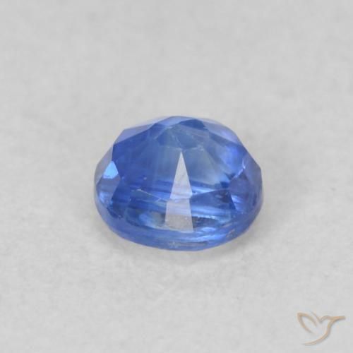 Cianite Blu scuro naturale da 0.31 ct, Rotondo, VS-SI