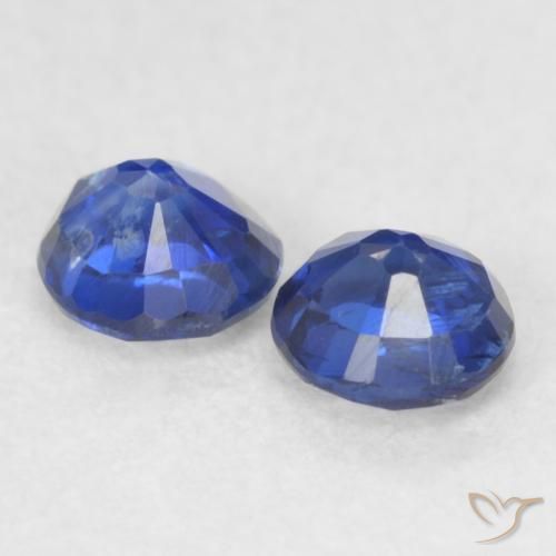 Gemme di Cianite Blu scuro naturale da 0.54 ct, Rotondo, VS-SI