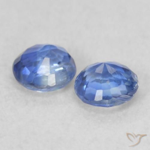 Gemme di Cianite vero blu naturale da 0.47 ct, Rotondo, VS-SI