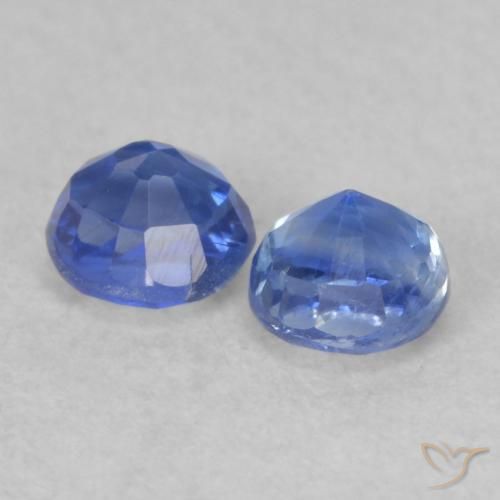 Gemme di Cianite Blu scuro naturale da 0.67 ct, Rotondo, VS-SI