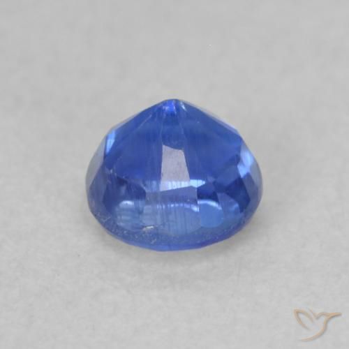 Cianite vero blu naturale da 0.38 ct, Rotondo, VS