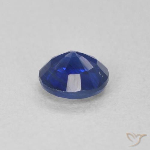 Cianite Blu scuro naturale da 0.31 ct, Rotondo, VS-SI