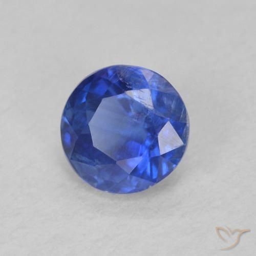 Cianite vero blu naturale da 0.40 ct, Rotondo, SI