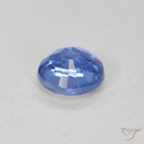 Cianite Bambina blu naturale da 0.34 ct, Rotondo, VS-SI