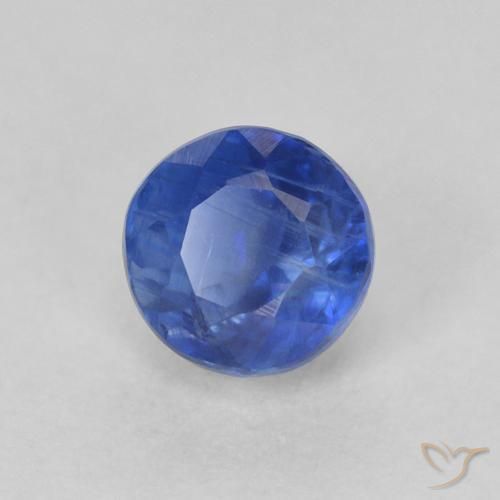 Cianite vero blu naturale da 0.53 ct, Rotondo, SI