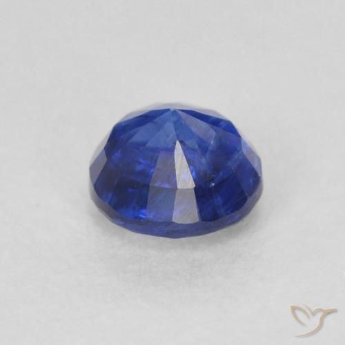 Cianite Blu scuro naturale da 0.46 ct, Rotondo, SI