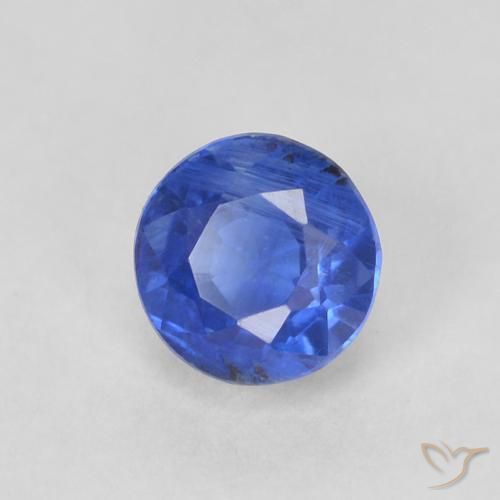 Cianite vero blu naturale da 0.47 ct, Rotondo, SI