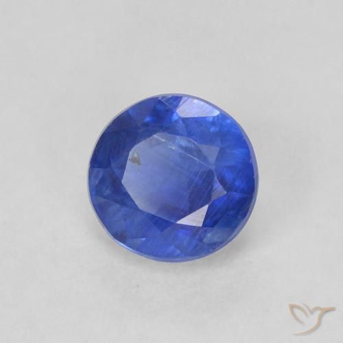 Cianite vero blu naturale da 0.44 ct, Rotondo, SI