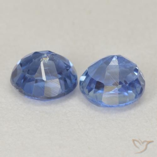 Gemme di Cianite Bambina blu naturale da 1.45 ct, Rotondo, SI
