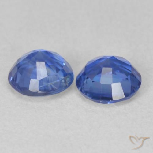 Gemme di Cianite Bambina blu naturale da 1.30 ct, Rotondo, SI