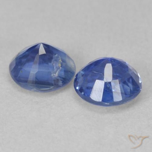 Gemme di Cianite vero blu naturale da 1.38 ct, Rotondo, SI