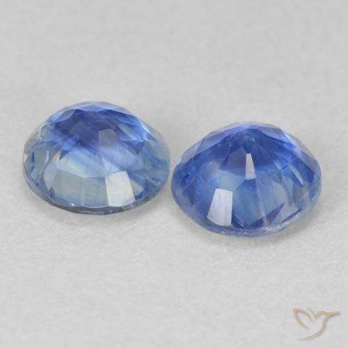 Gemme di Cianite Azzurro naturale da 1.33 ct, Rotondo, SI