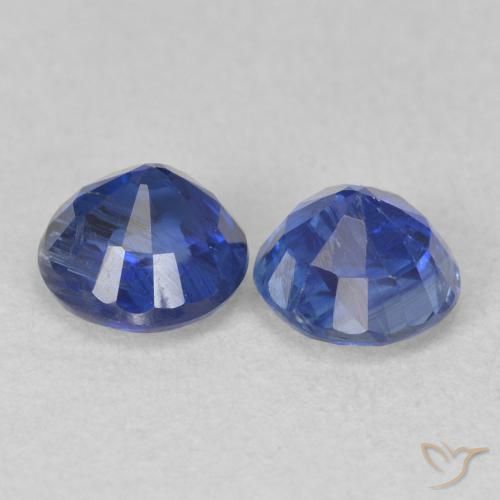 Gemme di Cianite vero blu naturale da 1.39 ct, Rotondo, SI