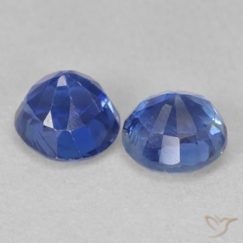 Gemme di Cianite vero blu naturale da 1.56 ct, Rotondo, SI
