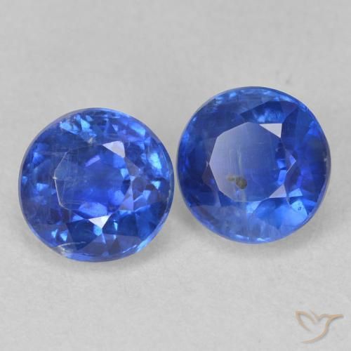 Gemme di Cianite vero blu naturale da 1.69 ct, Rotondo, SI