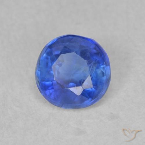 Cianite vero blu naturale da 0.39 ct, Rotondo, SI