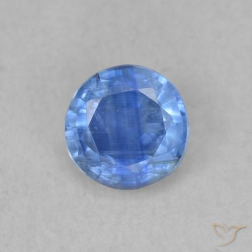 0.39ct Naturale Azzurro Cianite, Rotondo, SI