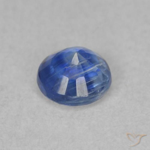Cianite Azzurro naturale da 0.39 ct, Rotondo, SI