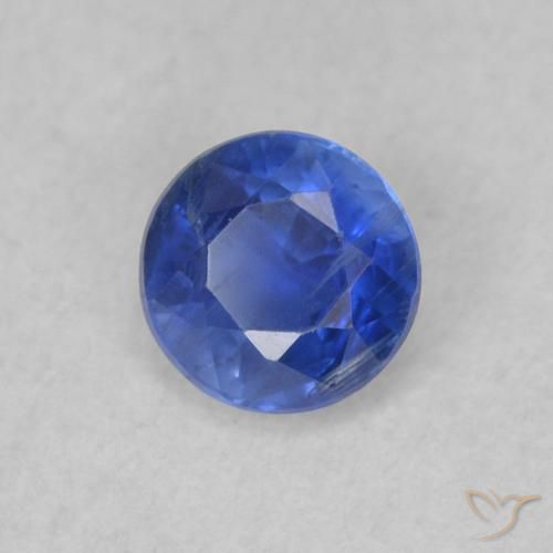 Cianite Bambina blu naturale da 0.42 ct, Rotondo, SI
