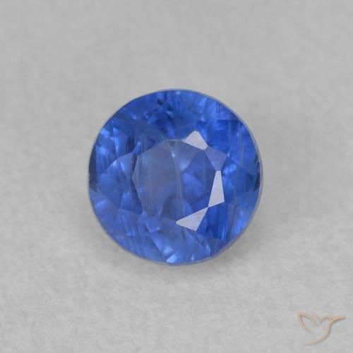 Cianite vero blu naturale da 0.52 ct, Rotondo, SI