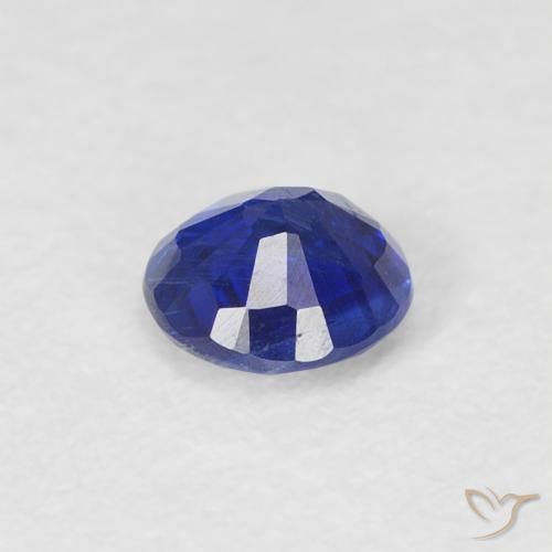Cianite Blu scuro naturale da 0.31 ct, Rotondo, SI
