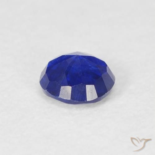 Cianite Blu navy naturale da 0.33 ct, Rotondo, SI
