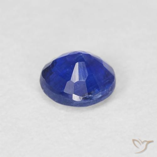 Cianite Blu profondo azzurro naturale da 0.34 ct, Rotondo, SI