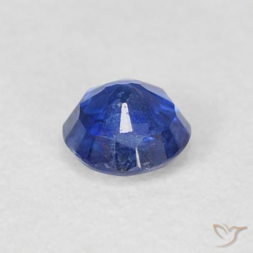 Cianite Blu navy naturale da 0.42 ct, Rotondo, SI