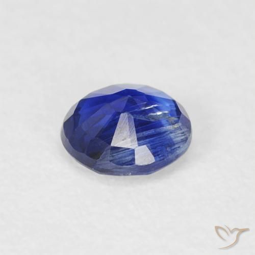 Cianite Blu scuro naturale da 0.36 ct, Rotondo, SI