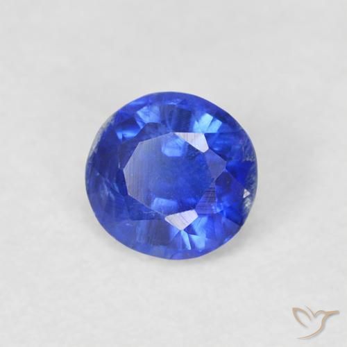 Cianite Blu profondo azzurro naturale da 0.34 ct, Rotondo, SI