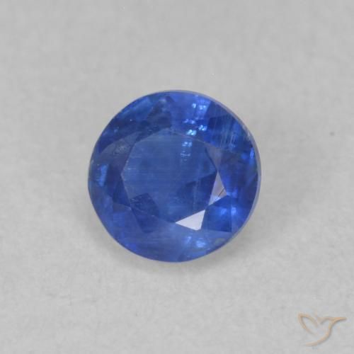 Cianite vero blu naturale da 0.43 ct, Rotondo, SI