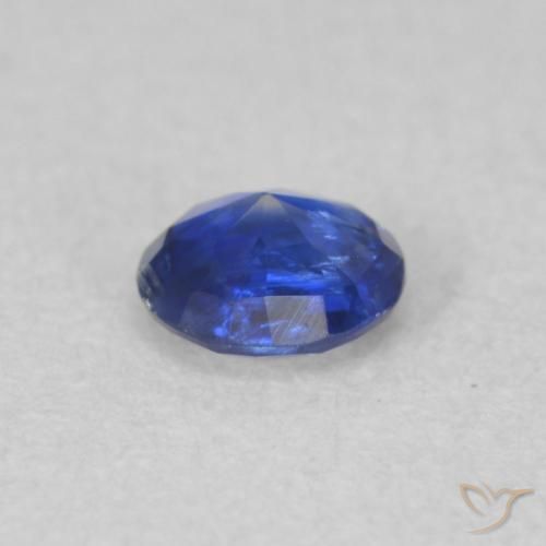Cianite Blu scuro naturale da 0.32 ct, Rotondo, SI