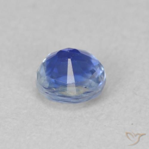 Cianite Blu scuro naturale da 0.40 ct, Rotondo, SI