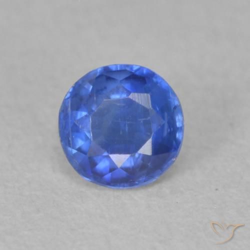 0.33ct Naturale vero blu Cianite, Rotondo, SI