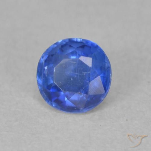 Cianite vero blu naturale da 0.33 ct, Rotondo, SI