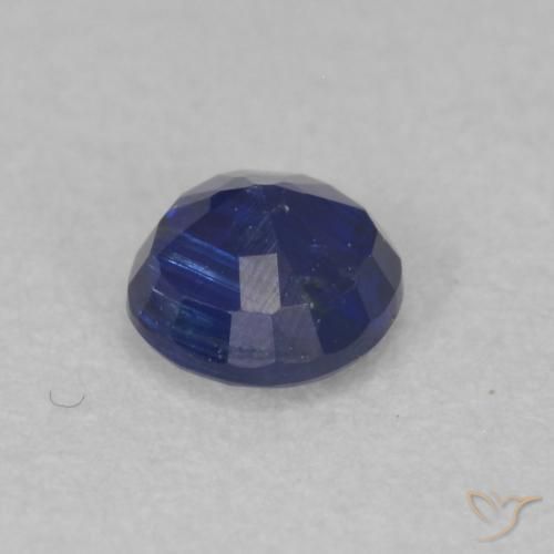 Cianite Blu navy naturale da 0.40 ct, Rotondo, SI