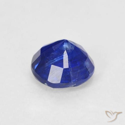 Cianite Blu navy naturale da 0.42 ct, Rotondo, SI