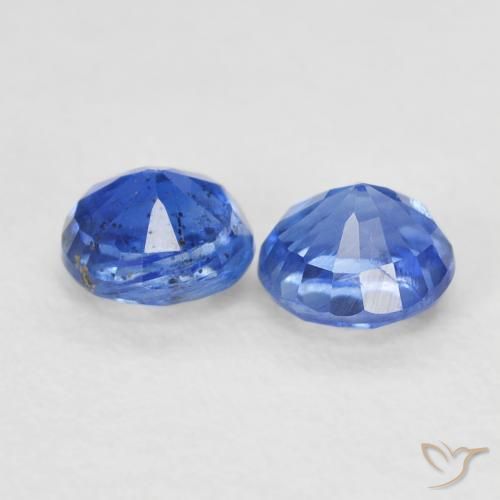 Gemme di Cianite Blu scuro naturale da 0.84 ct, Rotondo, SI