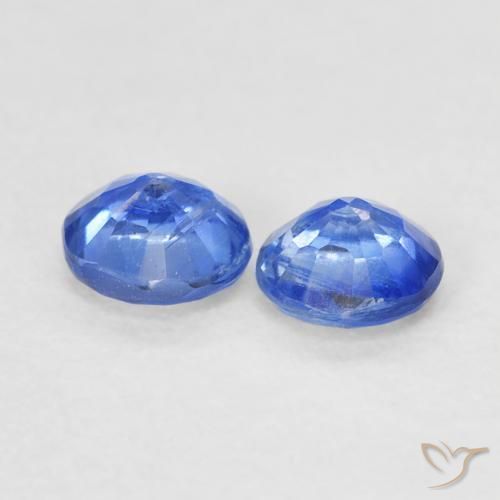 Gemme di Cianite Azzurro naturale da 0.74 ct, Rotondo, SI
