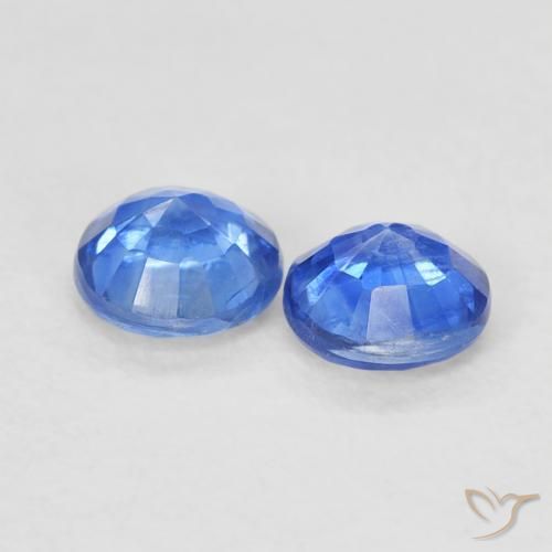 Gemme di Cianite Azzurro naturale da 0.67 ct, Rotondo, VS-SI